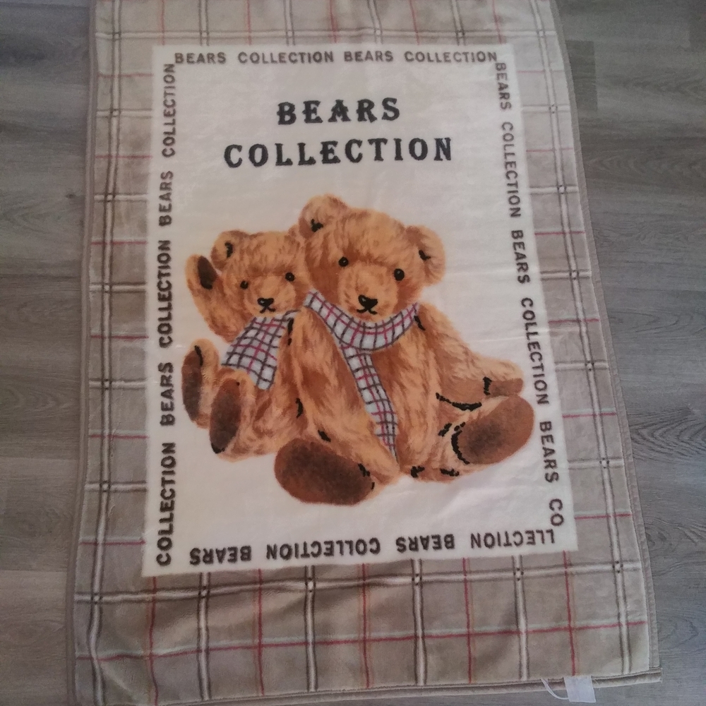 Koyo brand Kids Blanket - Brown and Cream Thick Warm And Fuzzy